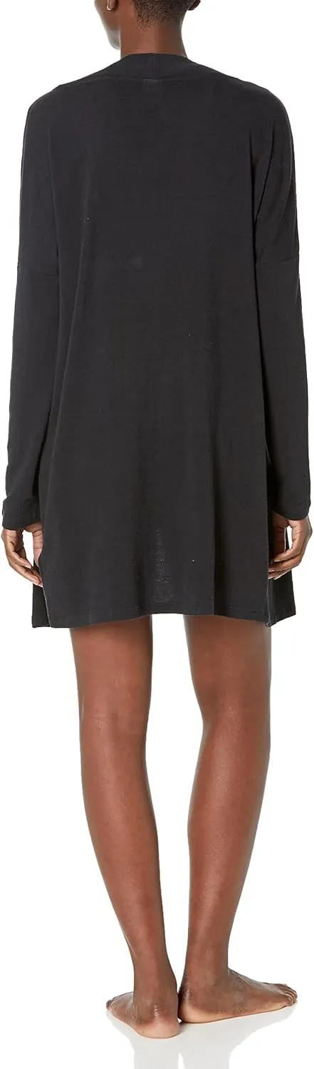 Amazon Essentials Women's Relaxed-Fit Lightweight Lounge Open-Front Cardigan