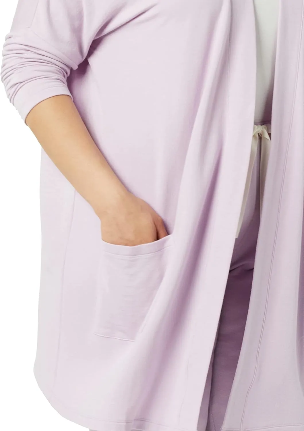 Amazon Essentials Women's Relaxed-Fit Lightweight Lounge Open-Front Cardigan