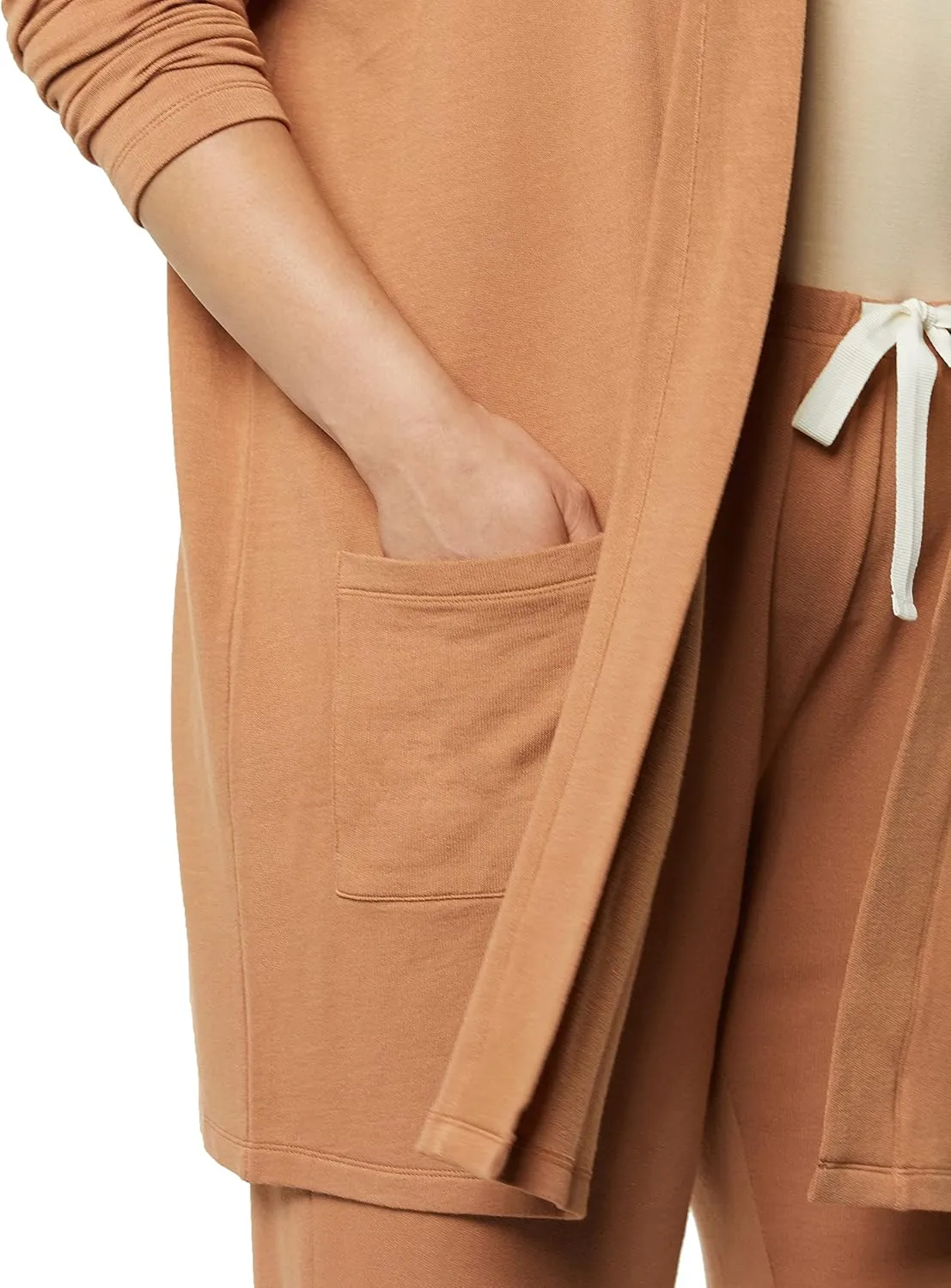 Amazon Essentials Women's Relaxed-Fit Lightweight Lounge Open-Front Cardigan