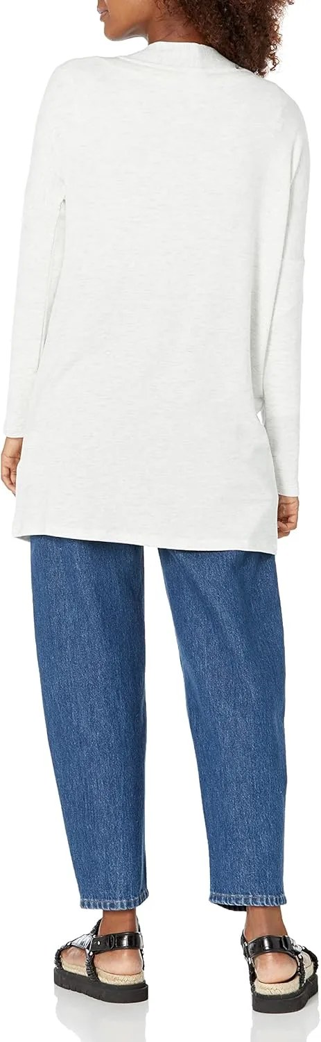Amazon Essentials Women's Relaxed-Fit Lightweight Lounge Open-Front Cardigan