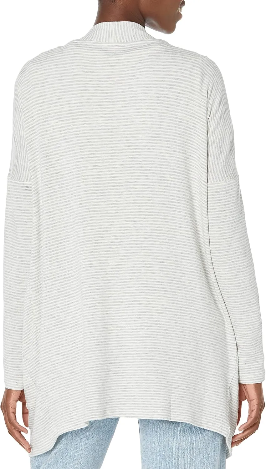 Amazon Essentials Women's Relaxed-Fit Lightweight Lounge Open-Front Cardigan
