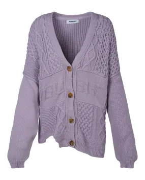 AMBUSH Womens Patchwork Knitted Cardigan