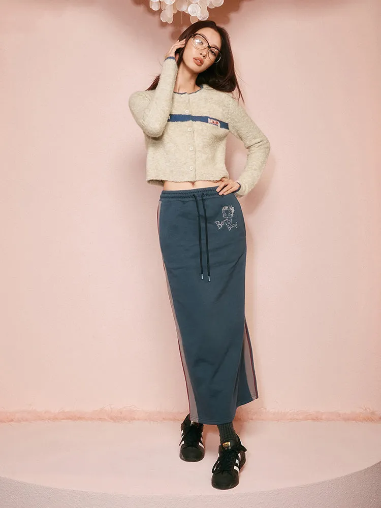 Betty Print Casual Flare Relax Long-Skirt