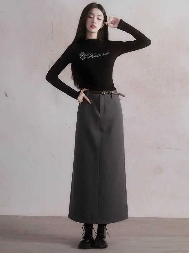 Casual Classic Straight Skirt