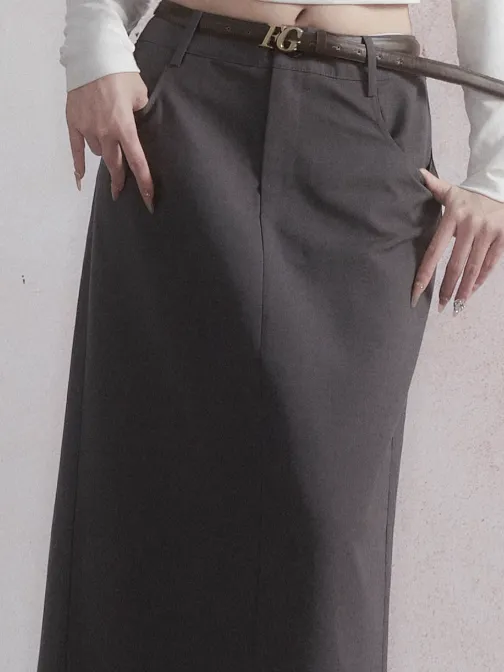 Casual Classic Straight Skirt