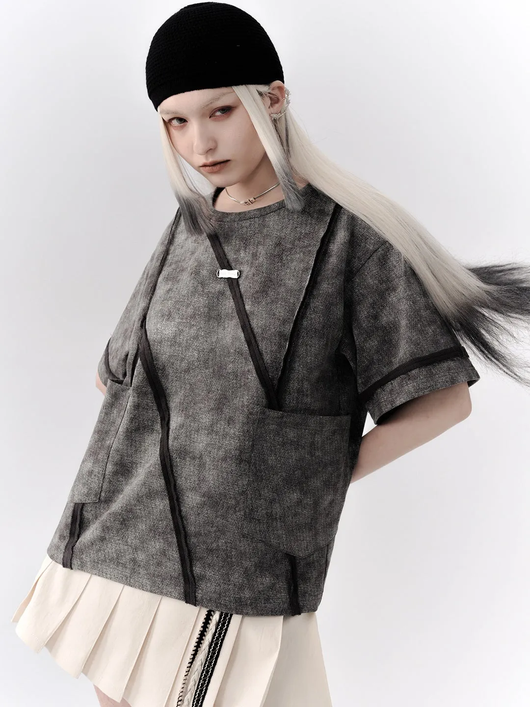 Casual Cutsew Skirt Pants