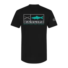 Cobia Locals | Ultra Soft Short Sleeve | Black
