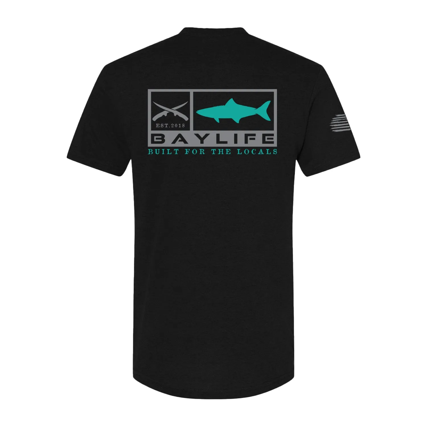 Cobia Locals | Ultra Soft Short Sleeve | Black