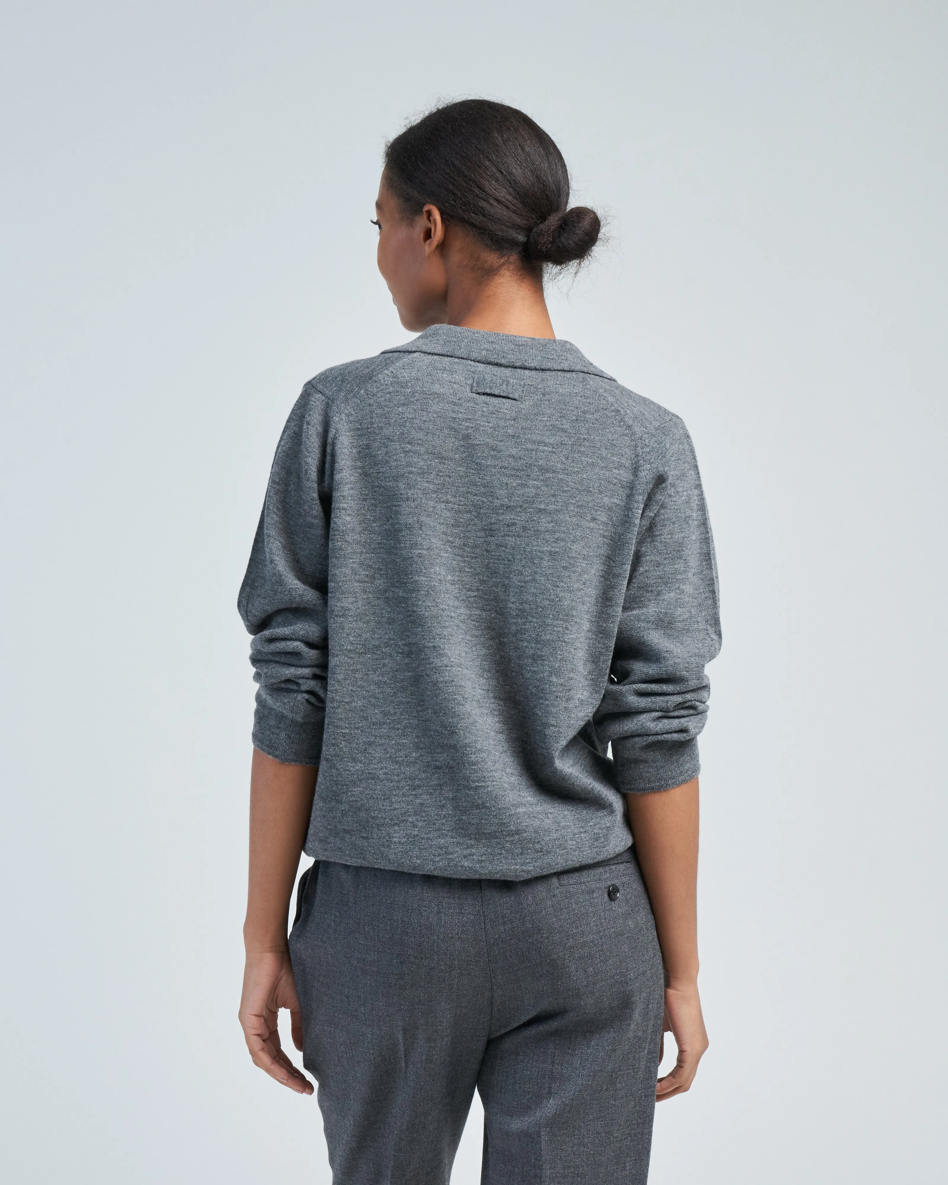 collared cardi