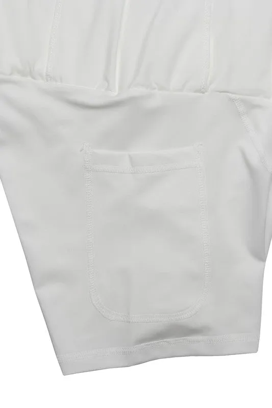 “Daytrip” fabric tennis skirt