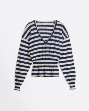 DIJ216 BLOUSE SUPERLIGHT STRIPED JERSEY