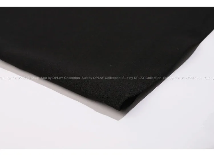 Elegant minimalist Classic Blackbeaded neckline Dress - Socialite
