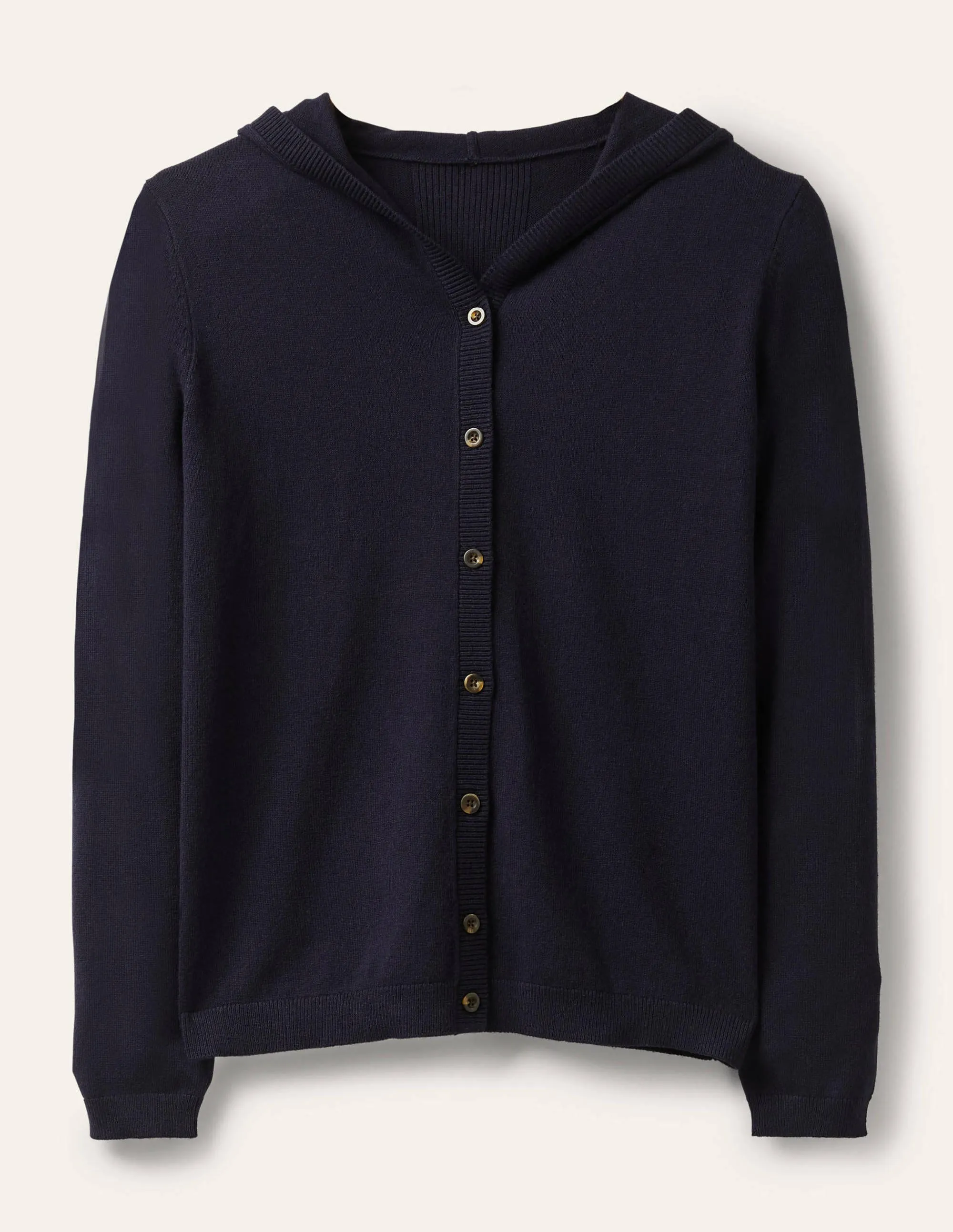 Elodie Relaxed Hoodie-Navy