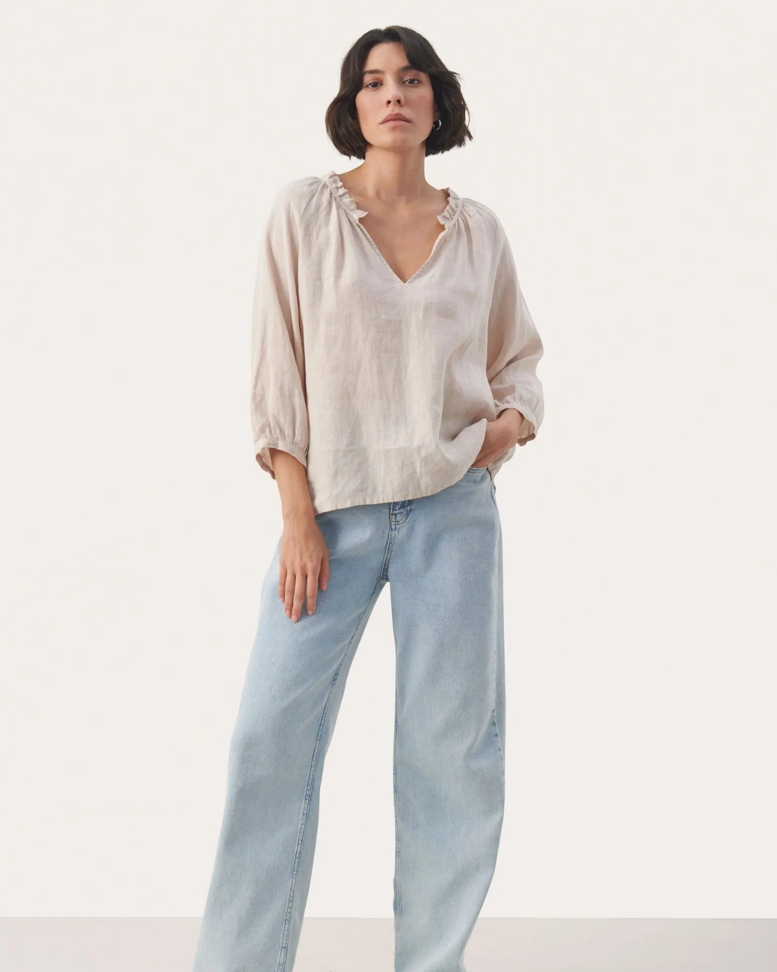 Elody Linen Top
