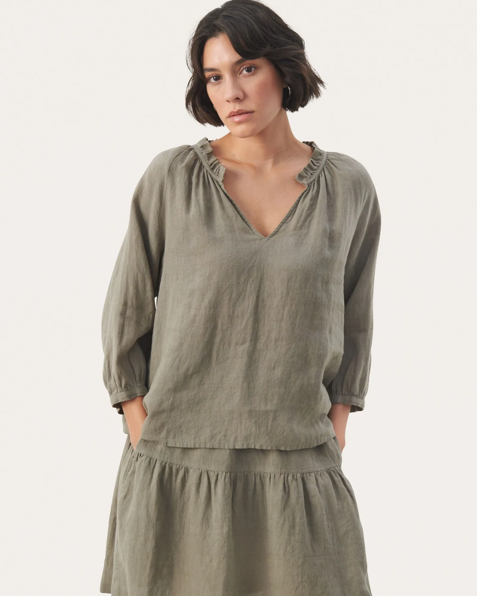 Elody Linen Top