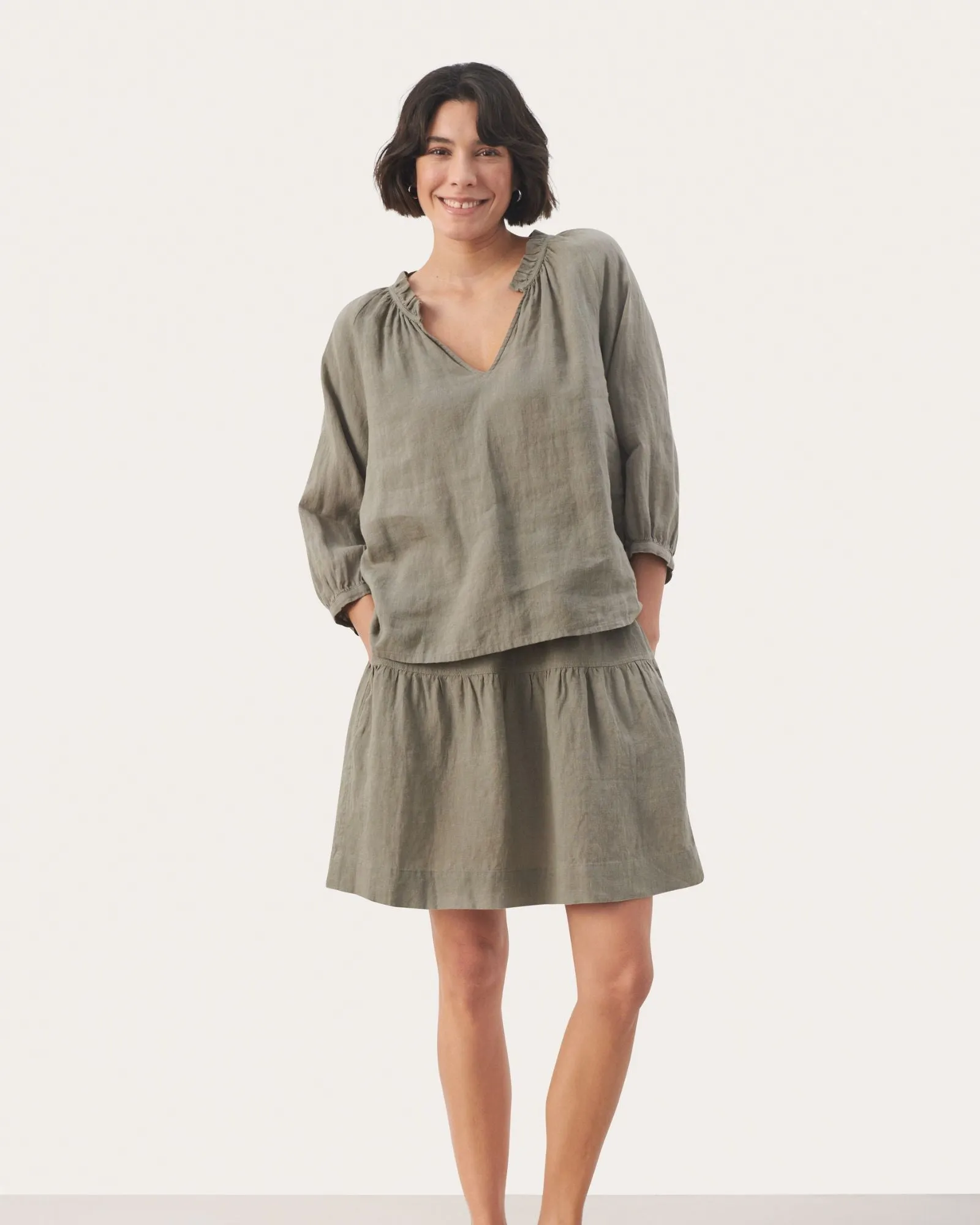 Elody Linen Top