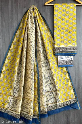 Fernandez | Cotton silk with golden border saree