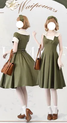 Forest Wardrobe~Waipowa Summer~Elegant and Vintage Lolita Dress