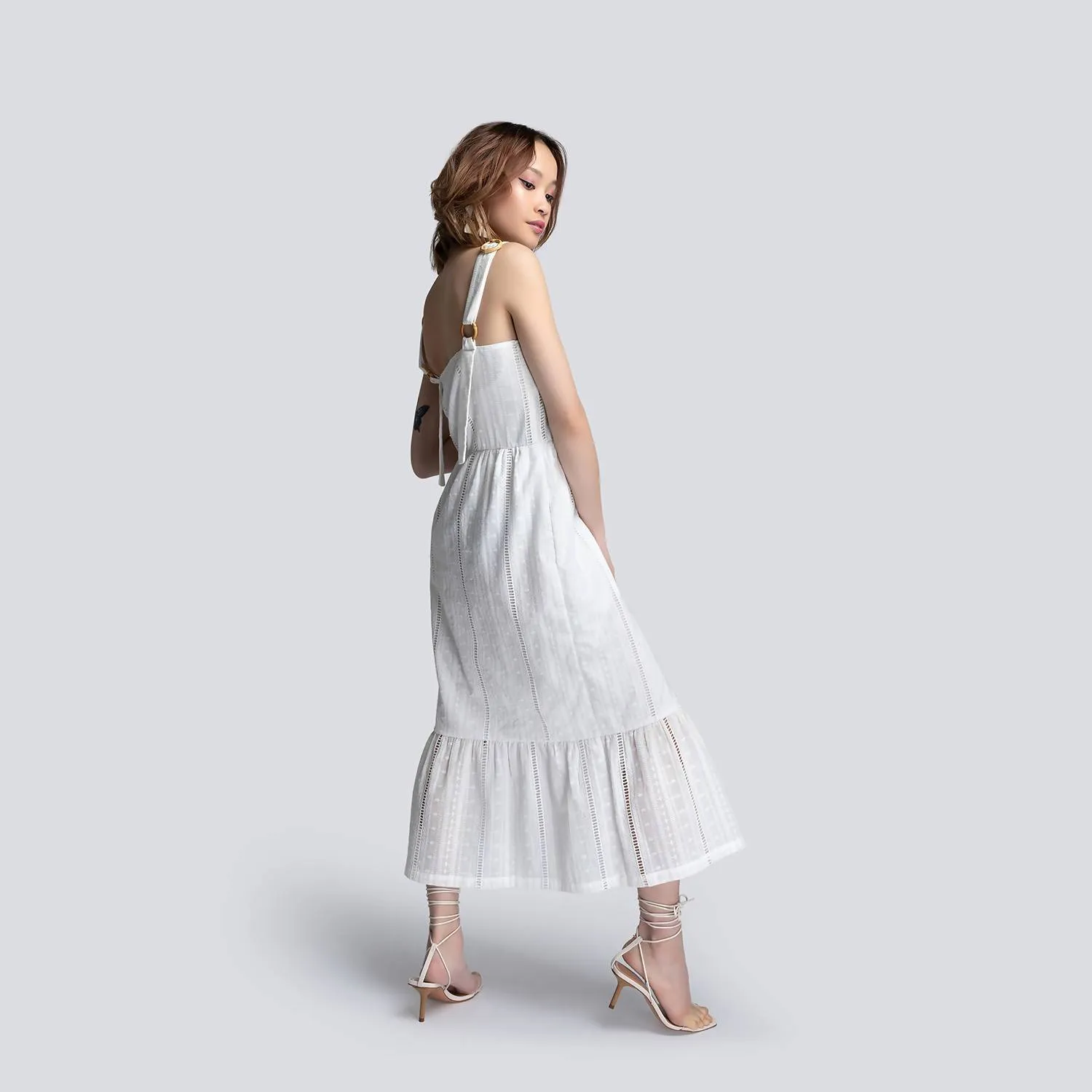 Gabriella Sundress in White