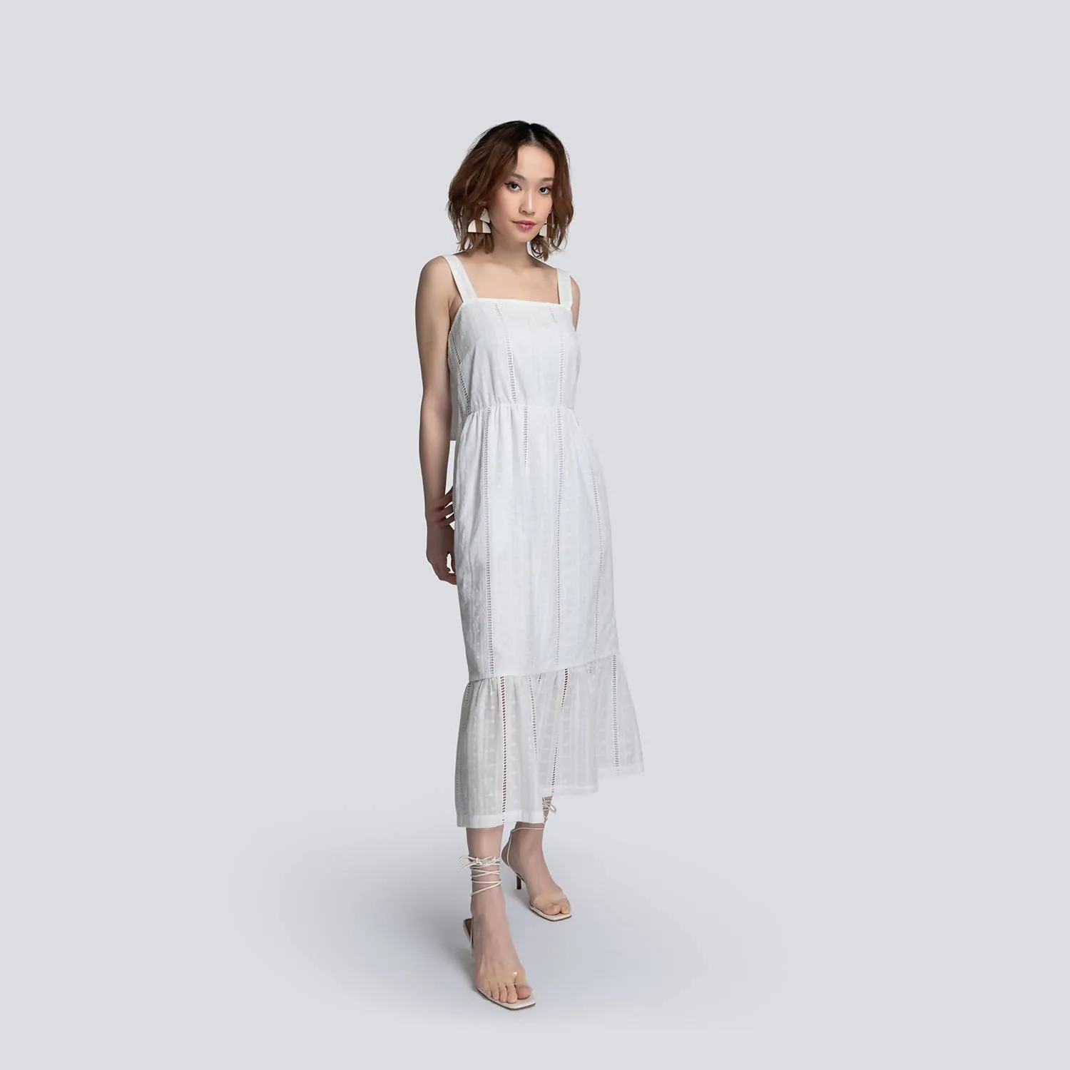 Gabriella Sundress in White