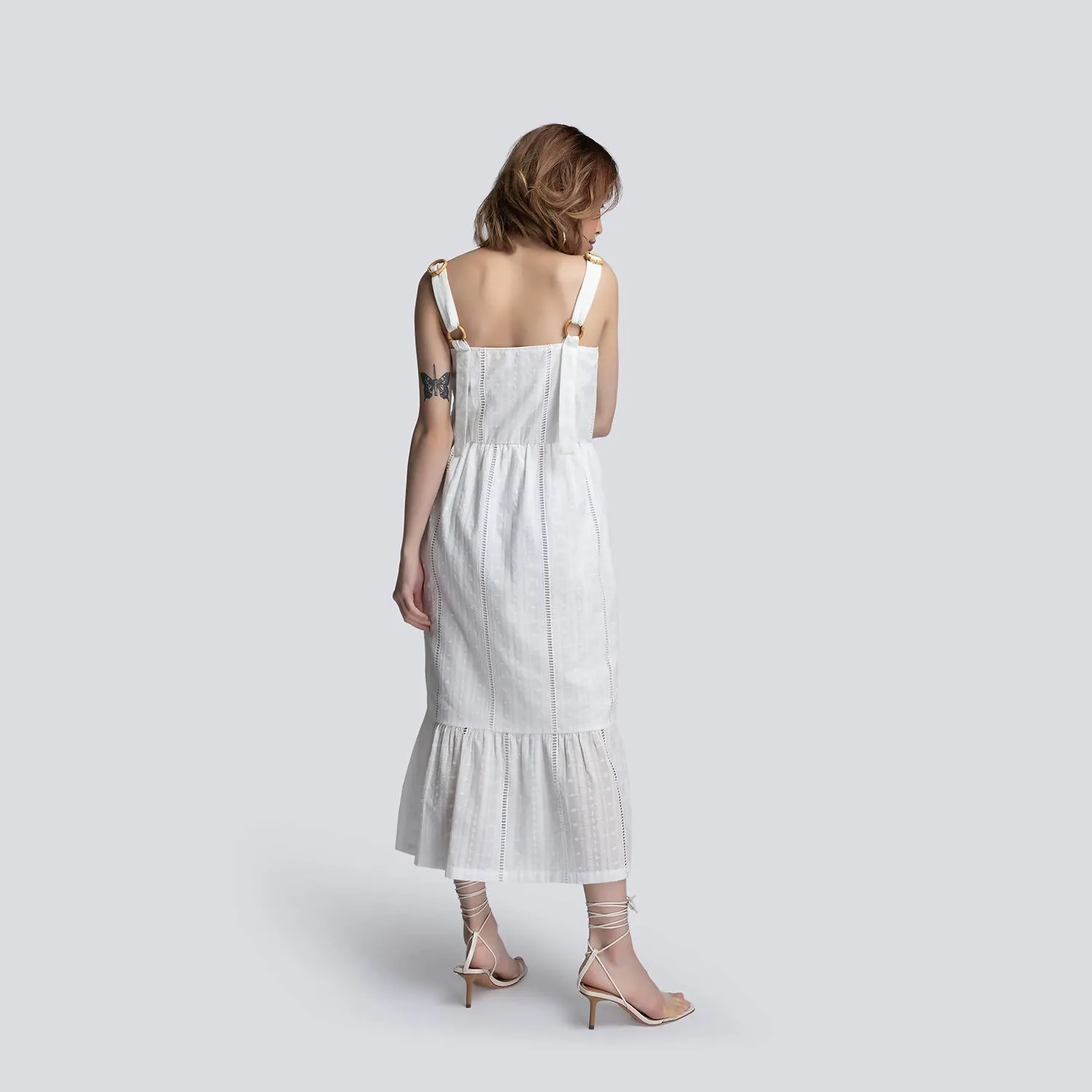 Gabriella Sundress in White