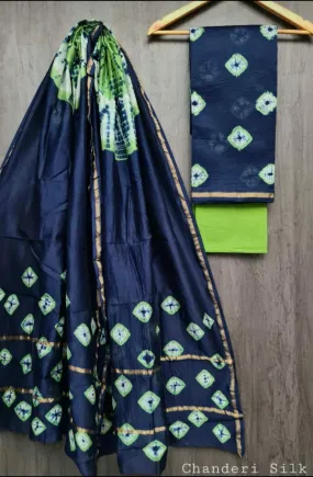 Gadkar | Cotton silk with golden border saree