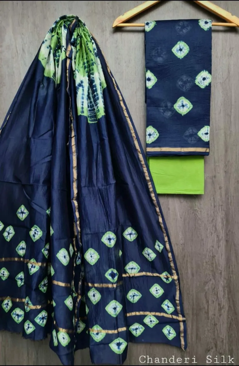 Gadkar | Cotton silk with golden border saree