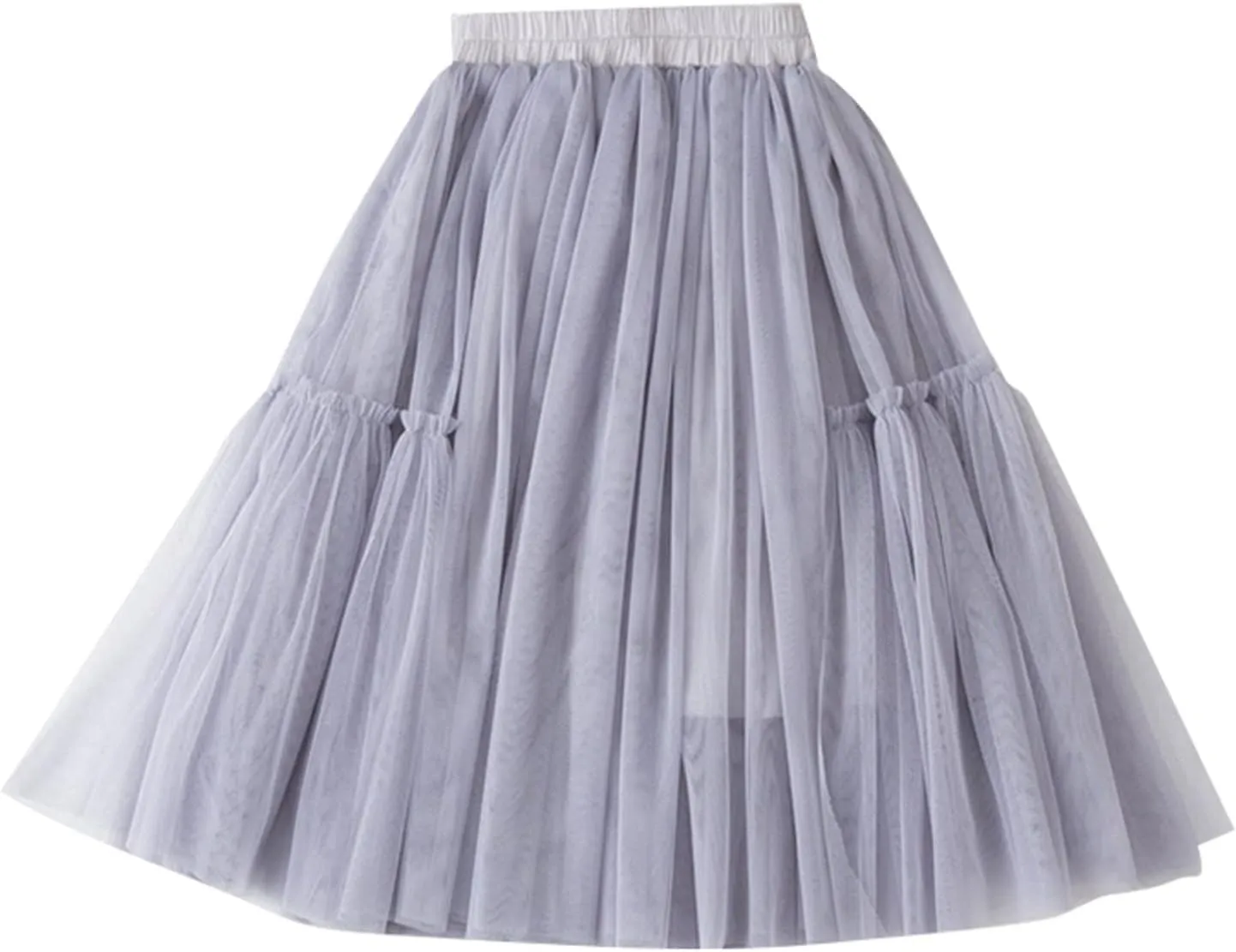 Girls Plus Dresses Long Skirt Girls Tiered Ruffle Maxi Skirts Girls Soft Fluffy Skirt Party Girl Skirt Pageant