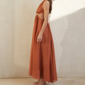 Heidi – Boho Sundress with Halter Neck