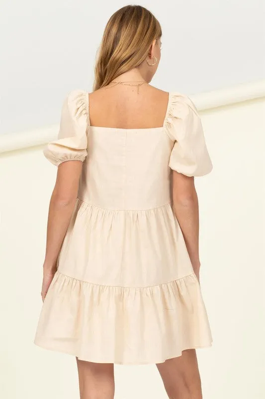 HYFVE Milk Maiden Short Sleeve Sundress