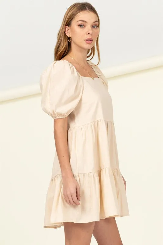 HYFVE Milk Maiden Short Sleeve Sundress