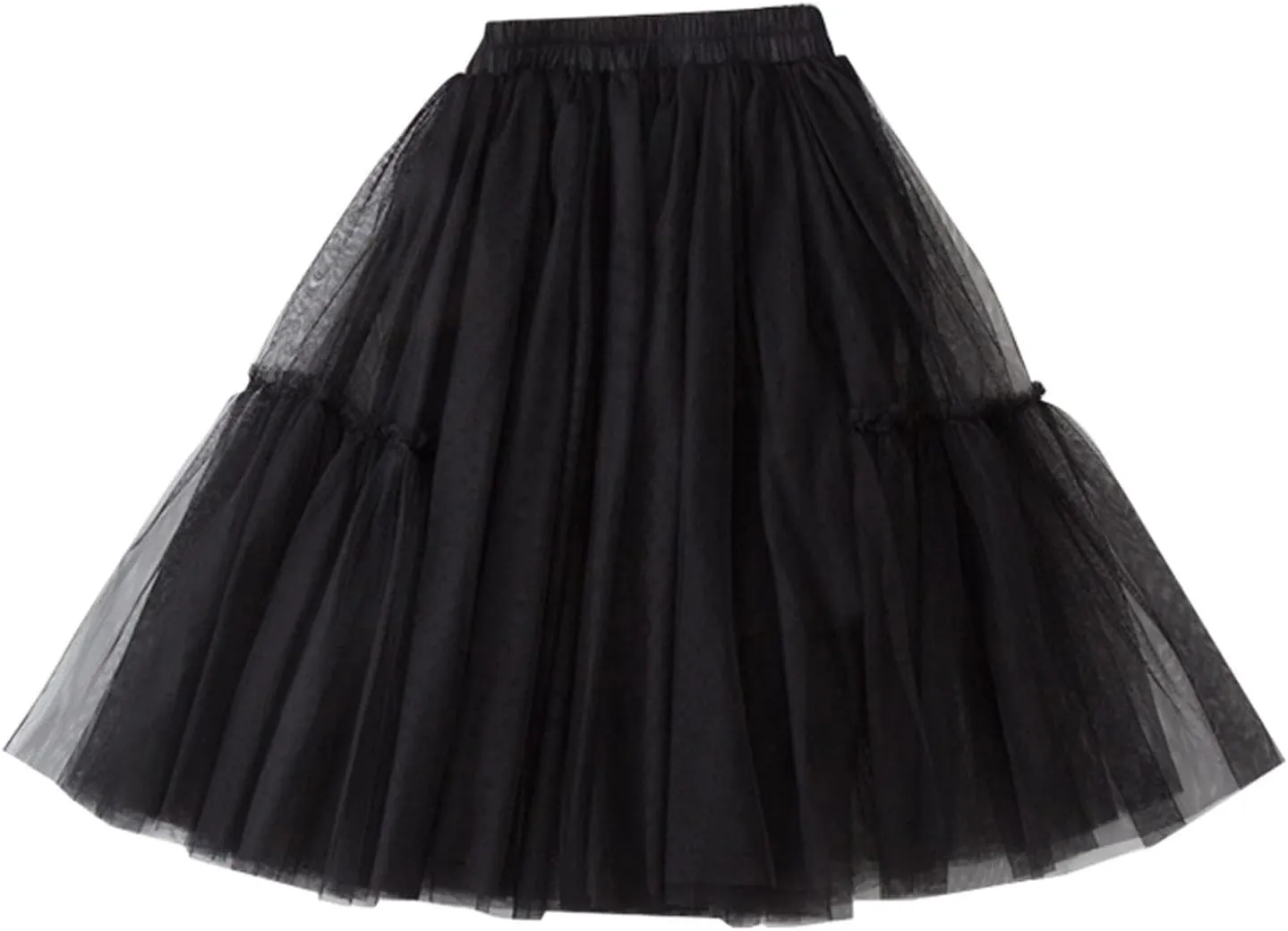 Little Child Girls Long Skirt Girls Tiered Ruffle Maxi Skirts Girls Soft Fluffy Skirt Party Girl Skirt Ruffle