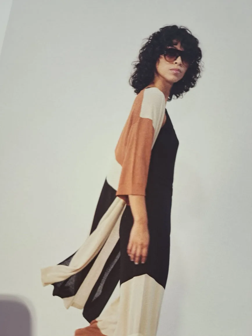 Long button front cardigan