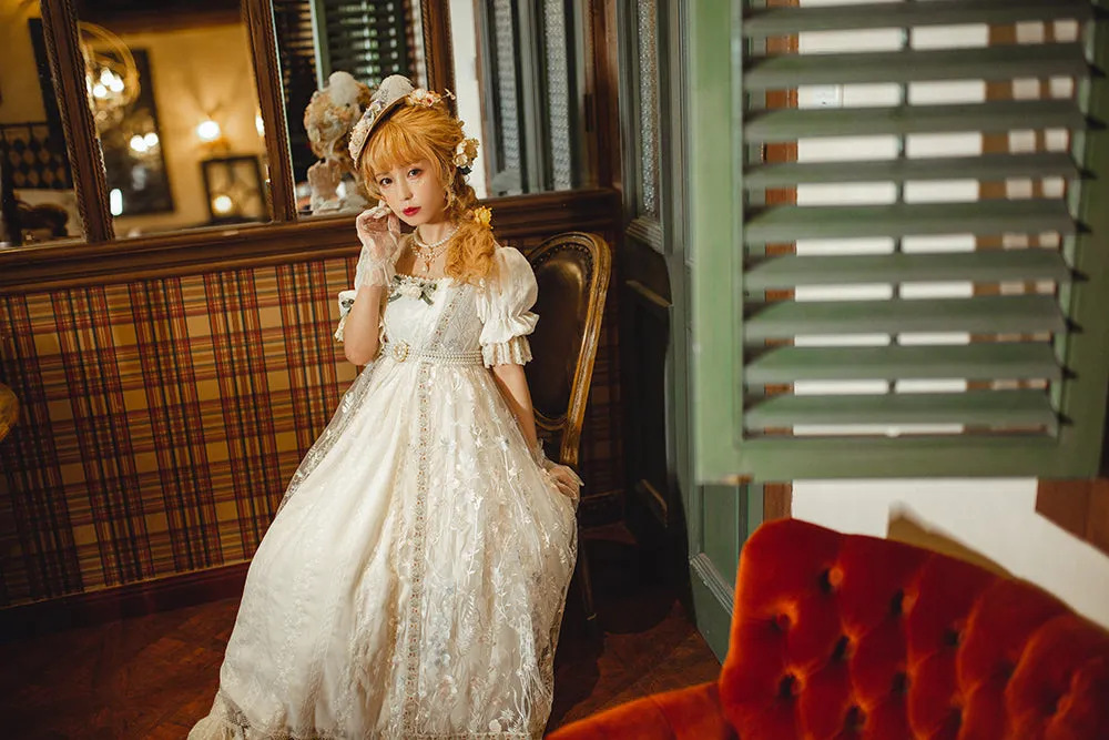 Miss Point~The Sally Gardens~Elegant Lolita Embroidery OP Dress