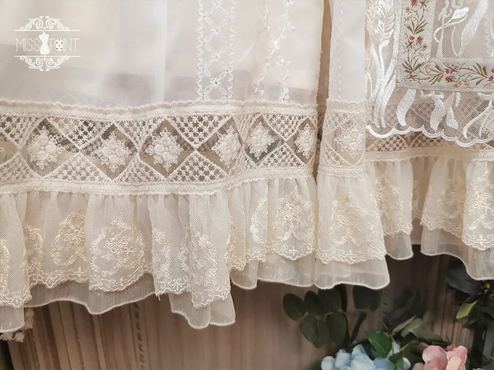 Miss Point~The Sally Gardens~Elegant Lolita Embroidery OP Dress