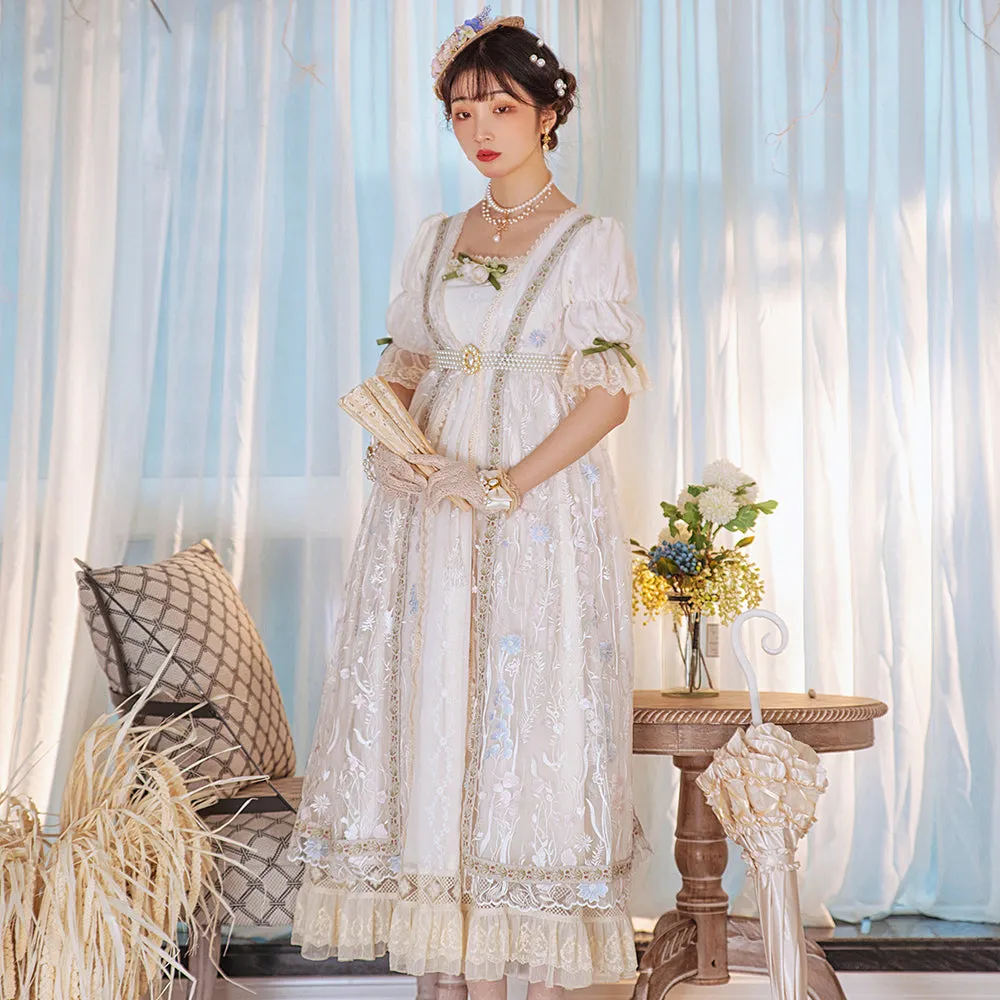 Miss Point~The Sally Gardens~Elegant Lolita Embroidery OP Dress