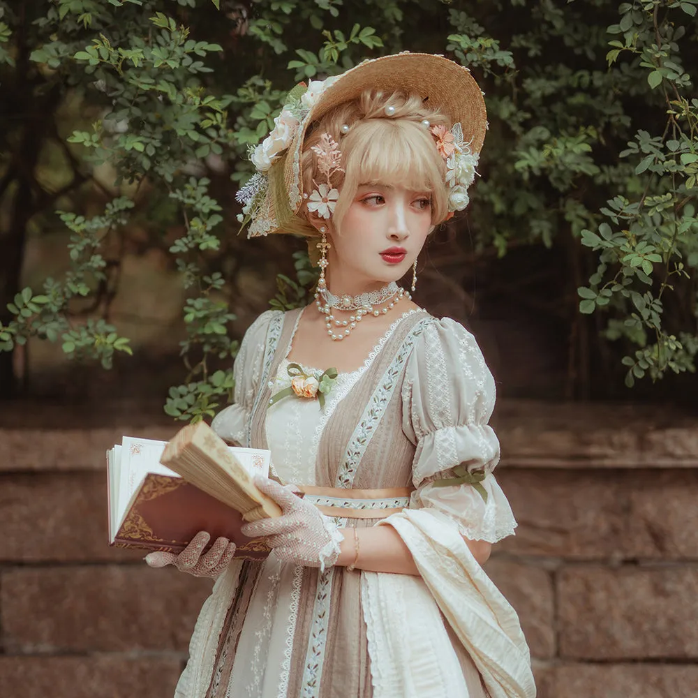 Miss Point~The Sally Gardens~Elegant Lolita Embroidery OP Dress