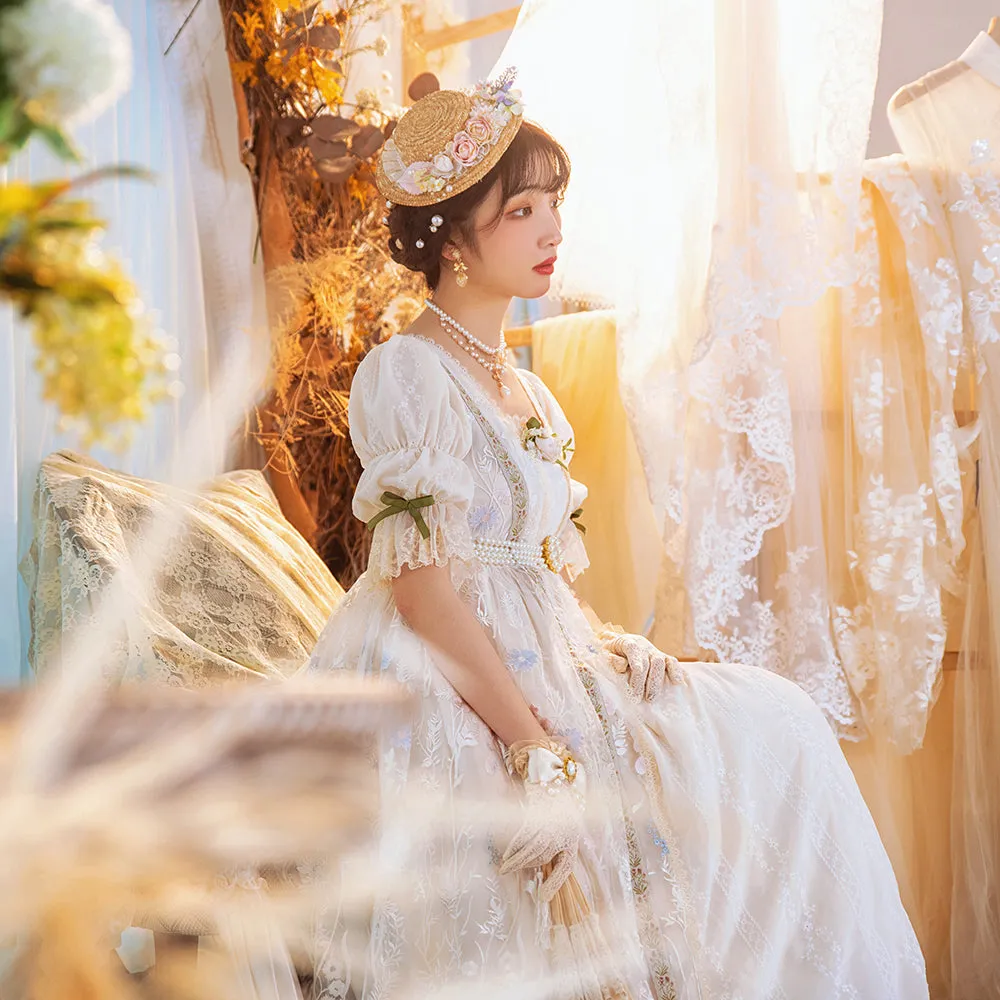Miss Point~The Sally Gardens~Elegant Lolita Embroidery OP Dress