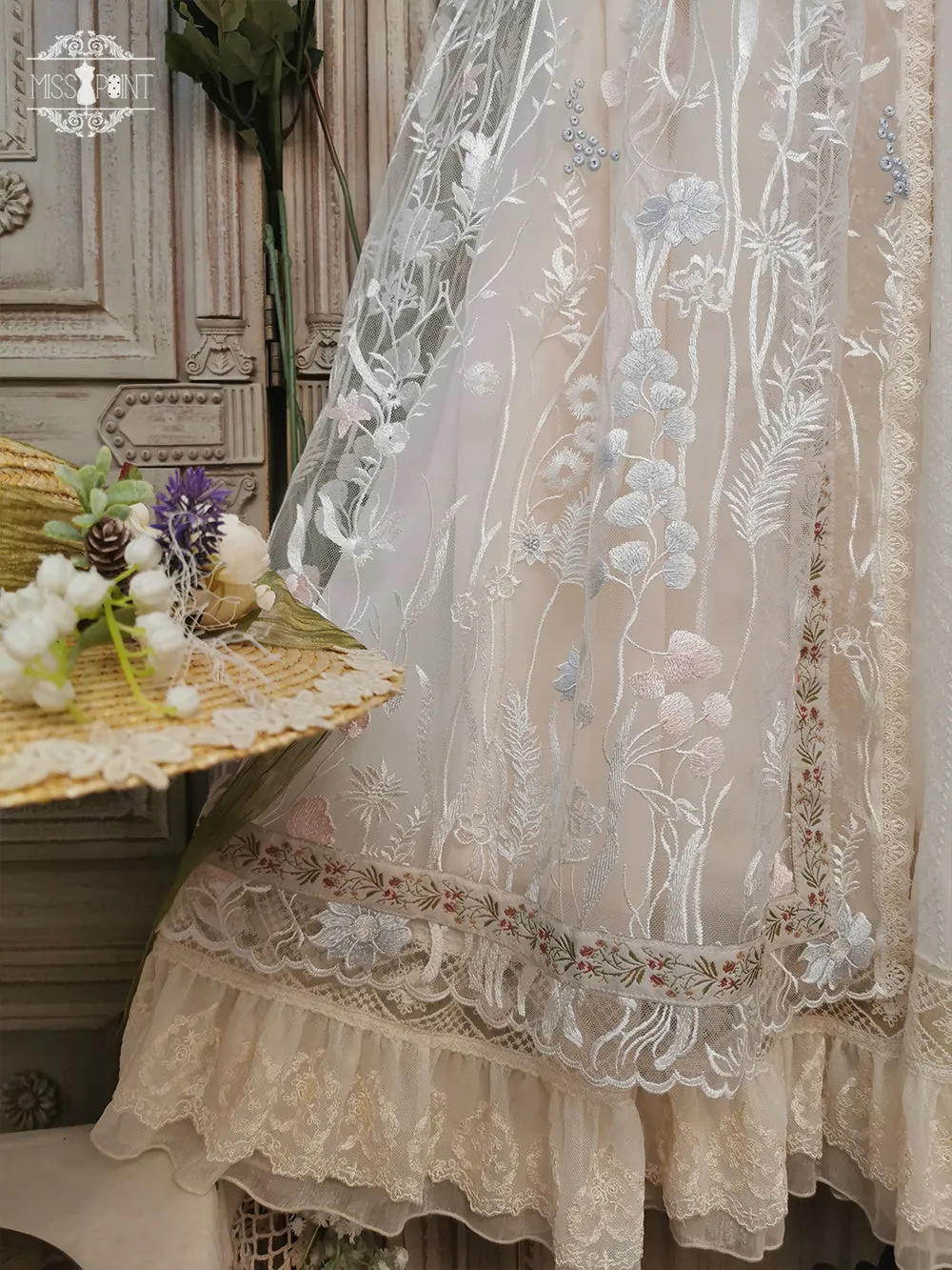 Miss Point~The Sally Gardens~Elegant Lolita Embroidery OP Dress