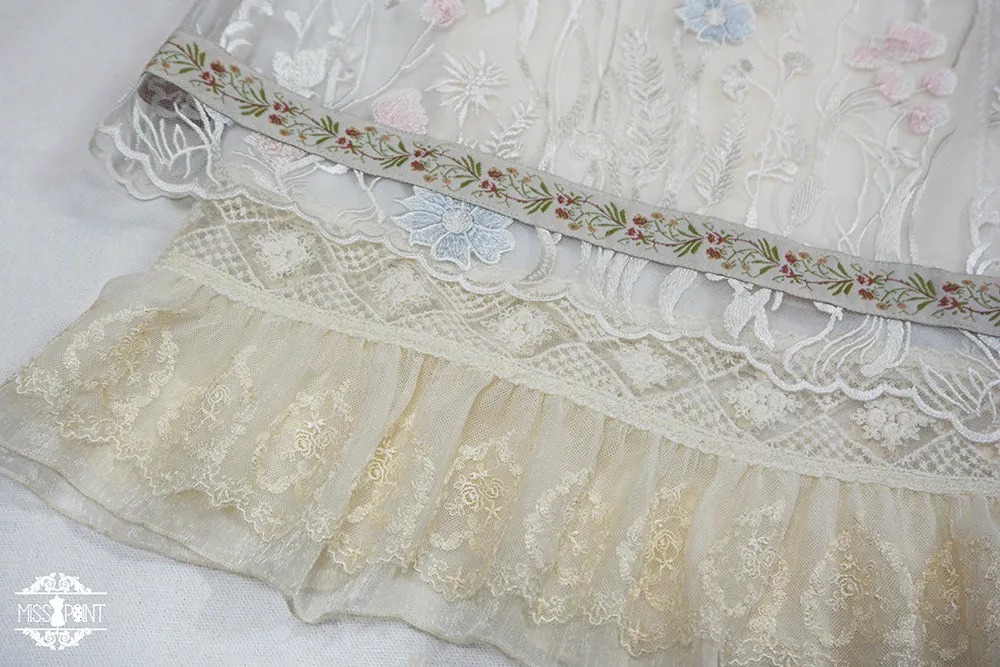 Miss Point~The Sally Gardens~Elegant Lolita Embroidery OP Dress