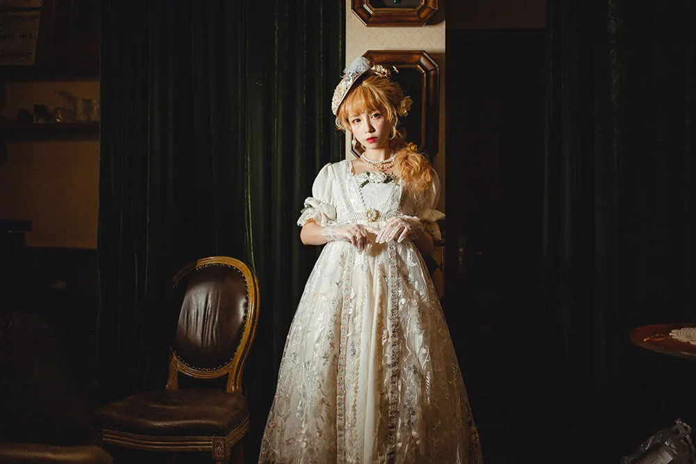 Miss Point~The Sally Gardens~Elegant Lolita Embroidery OP Dress