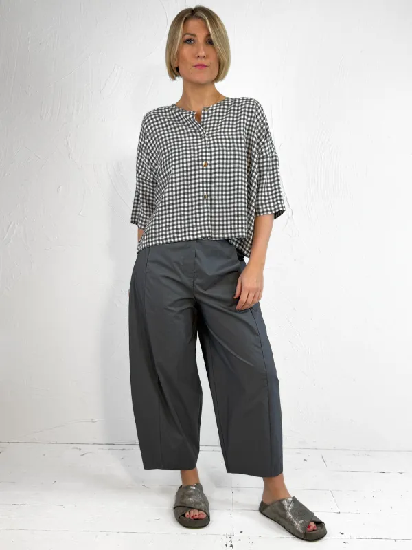 Neirami Shadow 5 Button Blouse
