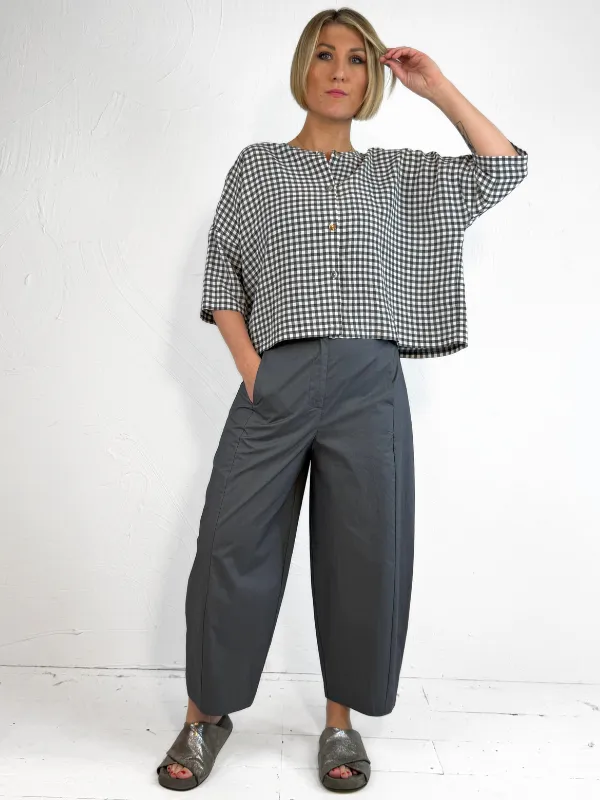 Neirami Shadow 5 Button Blouse