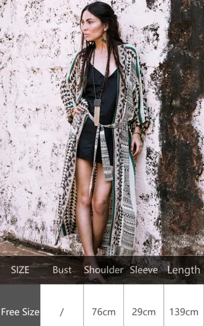 Purpdrank - Zebra Snake Print Chiffon Beach Cover Up Tunics For Beach Long Kaftan Beachwear Boho Chic Hippie Beach Strandjurk Sundress