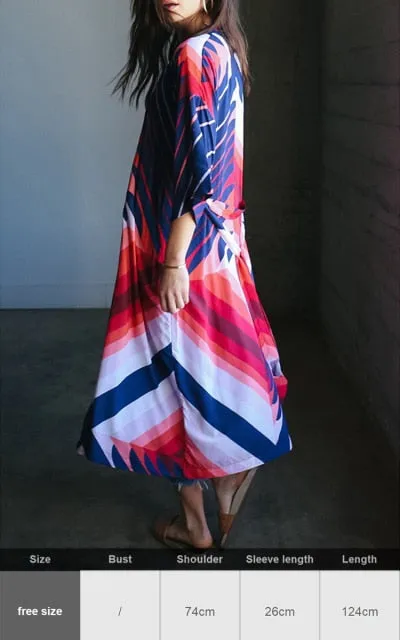 Purpdrank - Zebra Snake Print Chiffon Beach Cover Up Tunics For Beach Long Kaftan Beachwear Boho Chic Hippie Beach Strandjurk Sundress