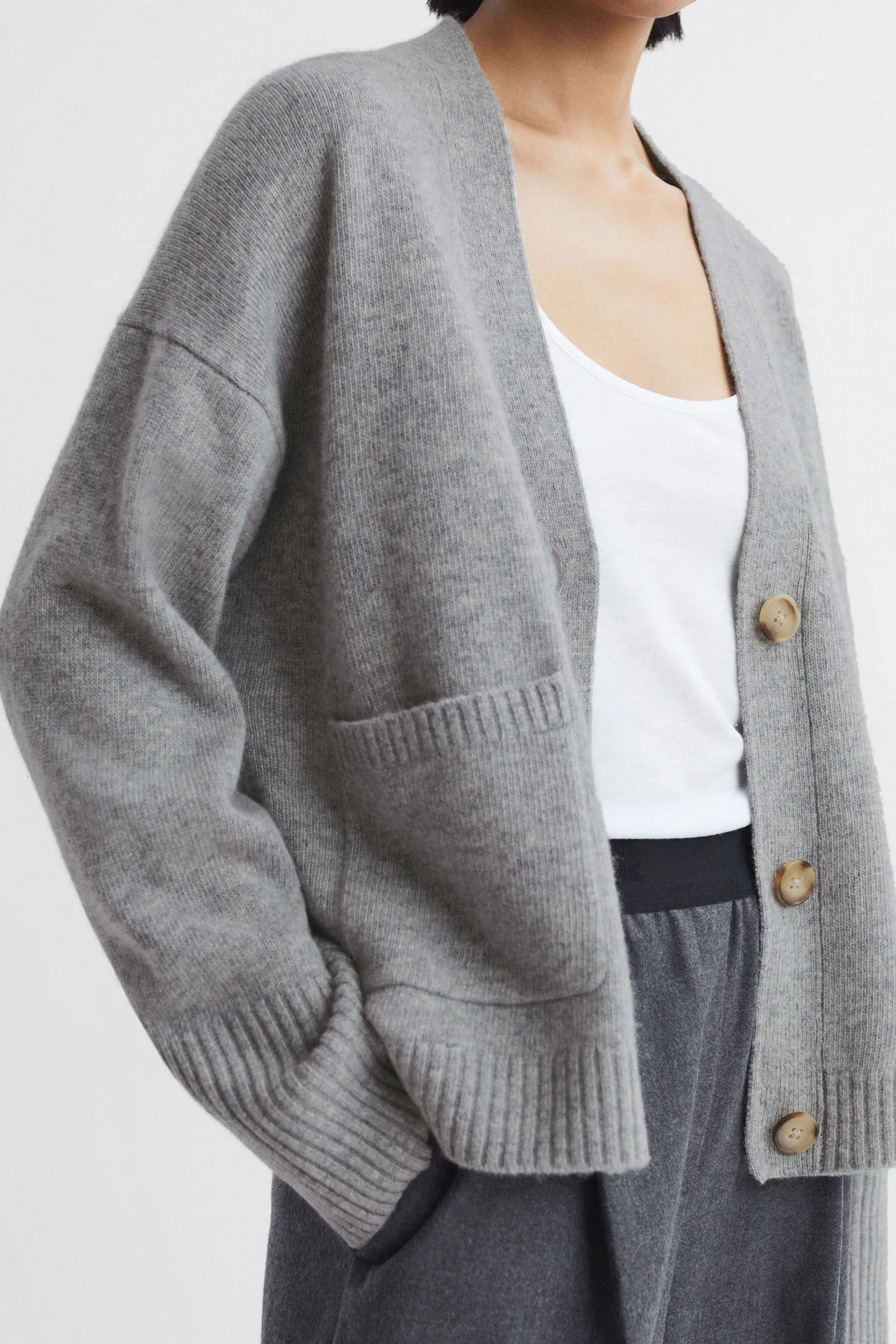 Relaxed Wool-cashmere Cardigan