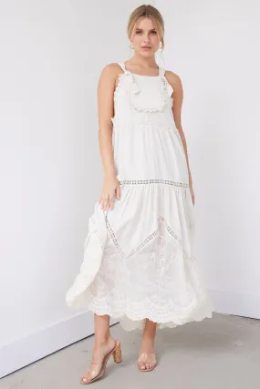 SALE - Isabelle Lace Detail Maxi Dress