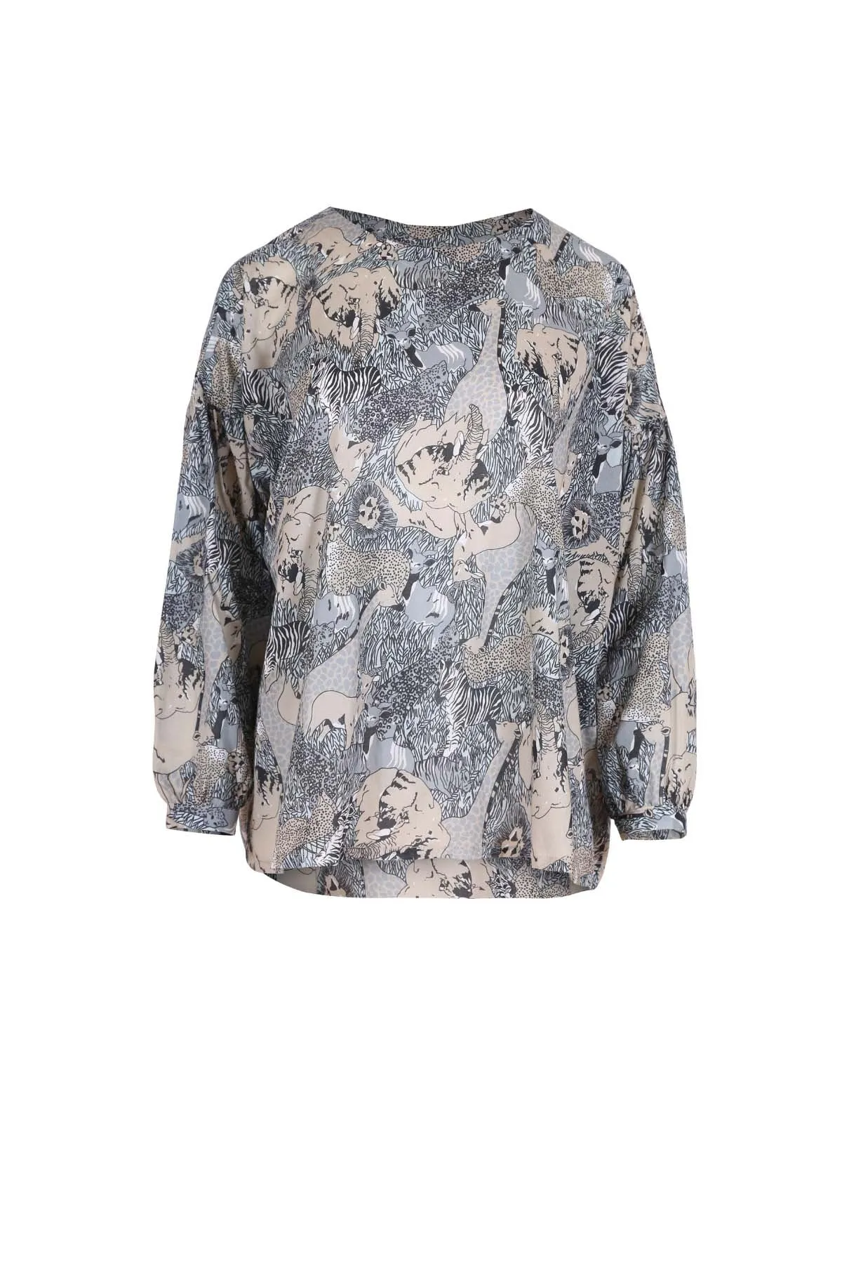 Samba Suzanna Blouse Grey in Cotton