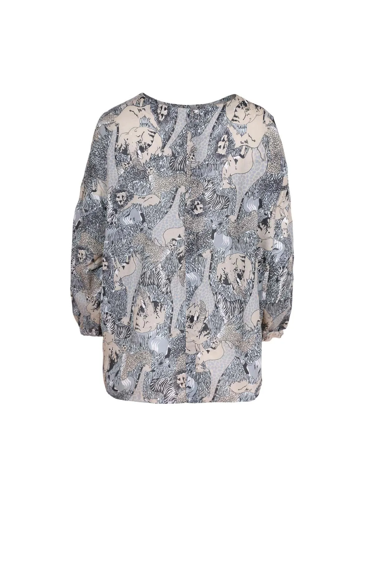 Samba Suzanna Blouse Grey in Cotton