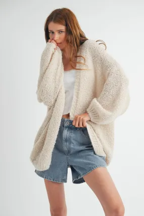 Sand Brushed Cardigan